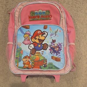 Super Mario Pink Kids Backpack